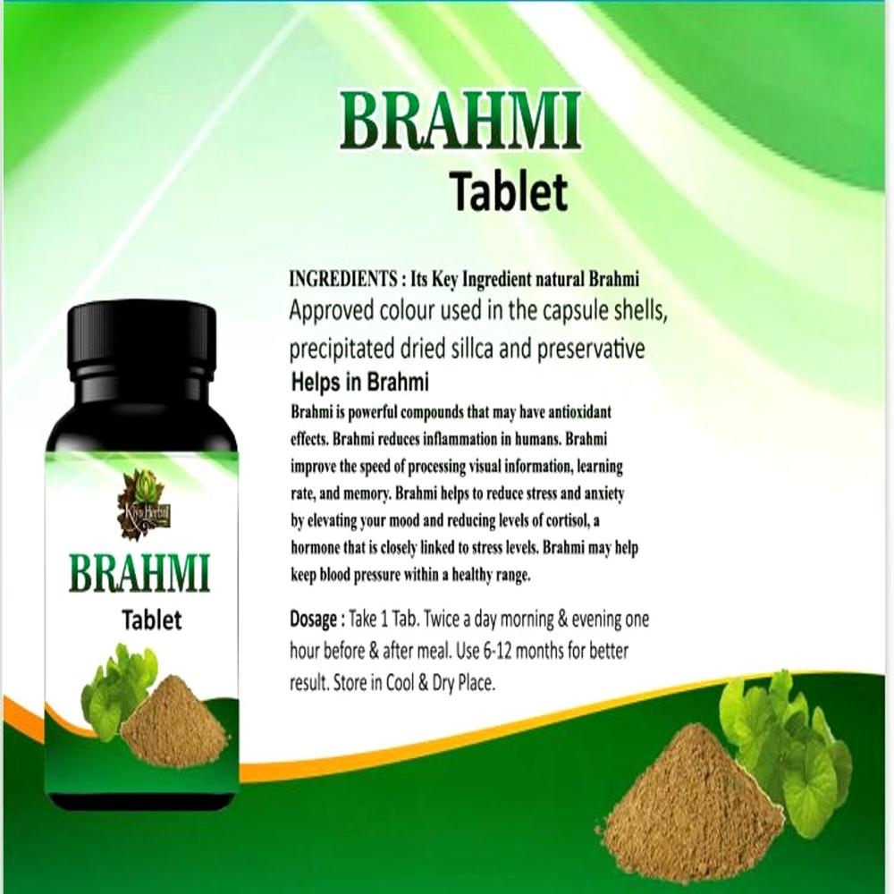 Bulk Herbal Brahmi Tablets 120 Tablet - Age Group: For Adults