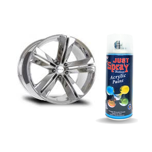 Chrome Color Acrylic Spray Paint Gloss Finish Multipurpose Spray Paint - Physical Form: Liquid
