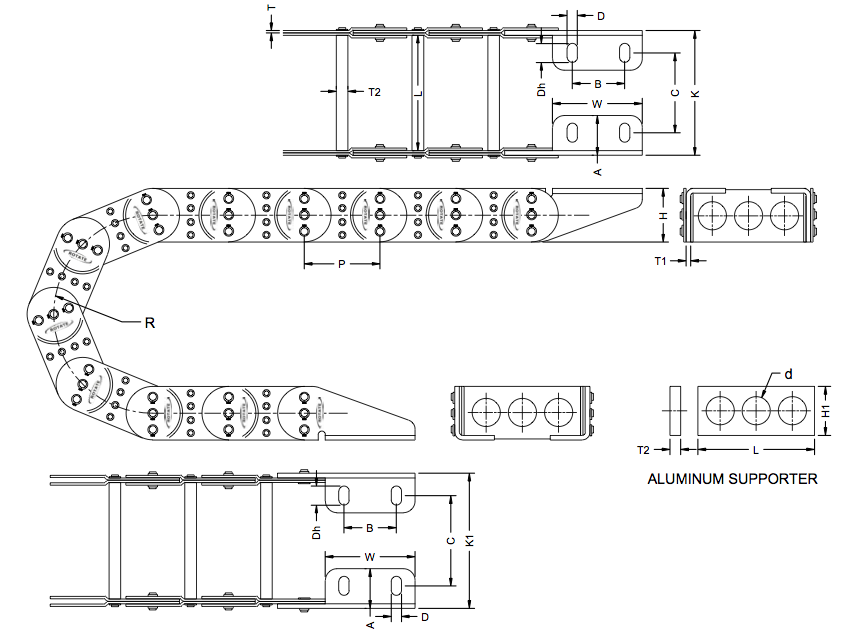 Steel Drag Chain