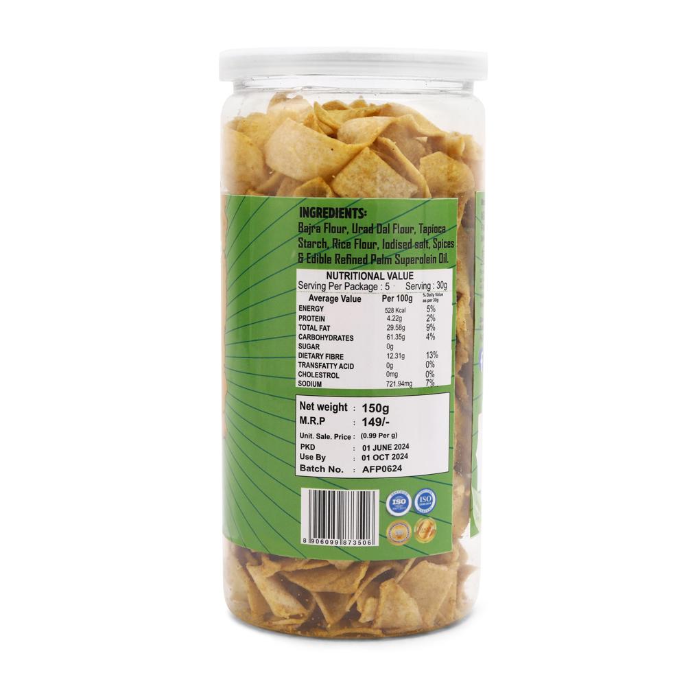 Bajra Pudina Punch Chips