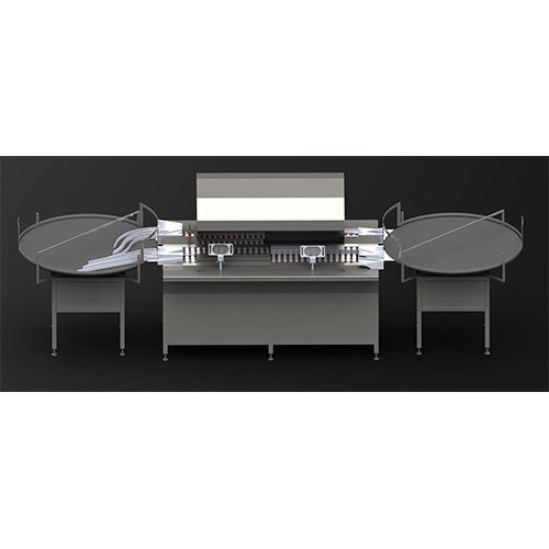 Automatic High Speed Roller Type Visual Vial Inspection Machines - Color: Grey