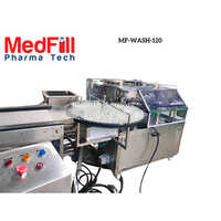Vial Rotary Washing Machine - Color: Silver
