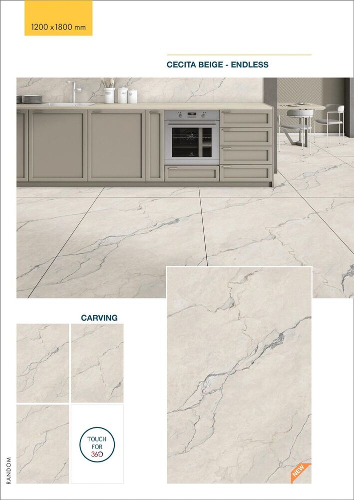 1200x1800mm Carving Matt Porcelain Tile