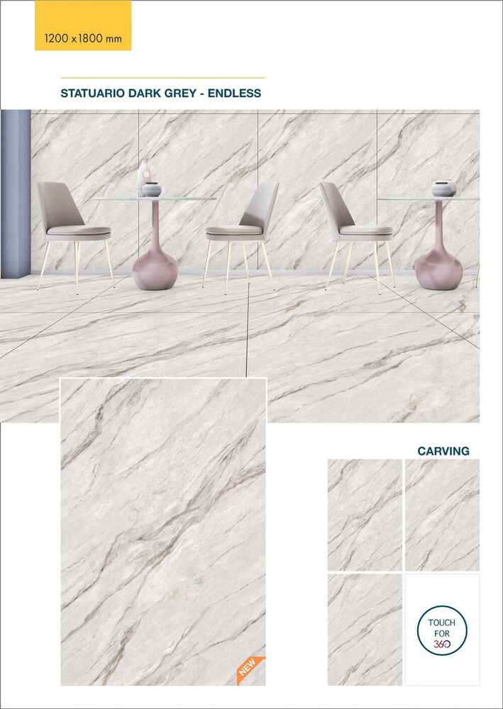1200x1800mm Carving Matt Porcelain Tile