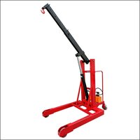 Hydraulic Floor Crane - Color: Yellow And Red