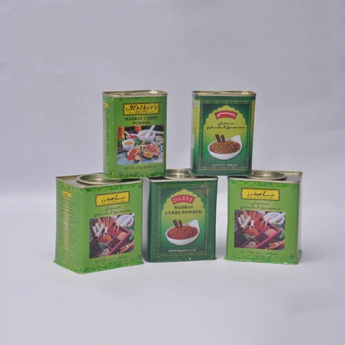 मसाले के लिए टिन के कंटेनर