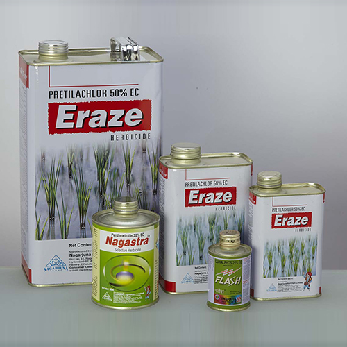 कीटनाशकों के लिए टिन कंटेनर