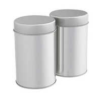 500gm Tea Tin Can - Color: Silver