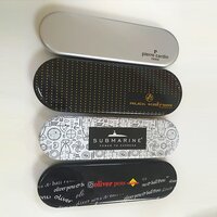 Reusable Tin Pen Box - Color: Grey
