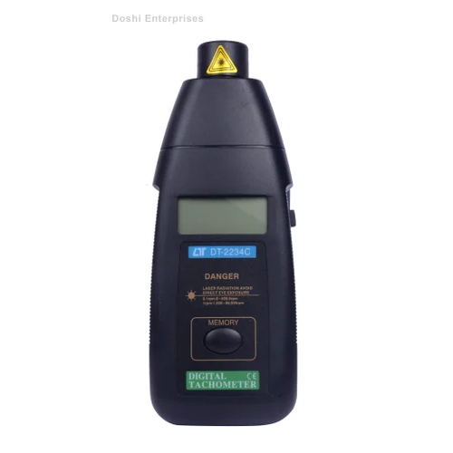 Digital Laser Tachometer - Color: Black