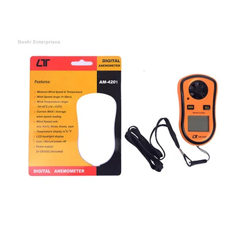 Am 4201 Digital Anemometer - Accuracy: +/- (2 % + 1 D) %