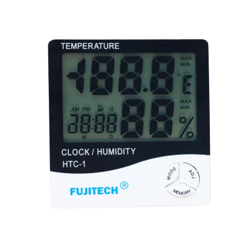 Htc 1 Indoor Hygro Thermometer - Color: Black