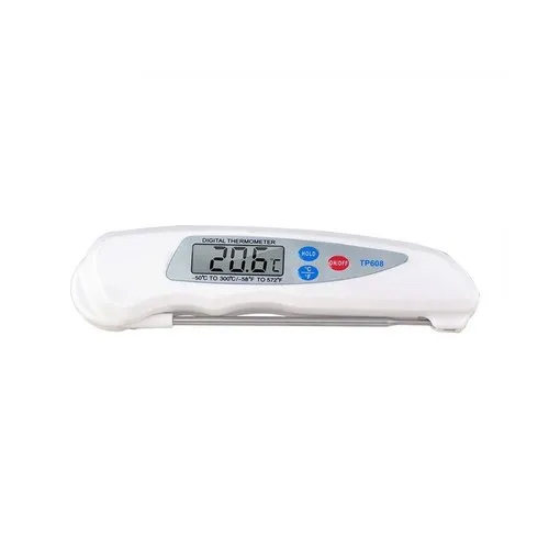 Tp 608 Foldable Food Thermometer - Color: White