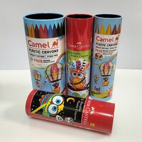 Printed Pencil And Pen Tin Box - Color: Multicolor