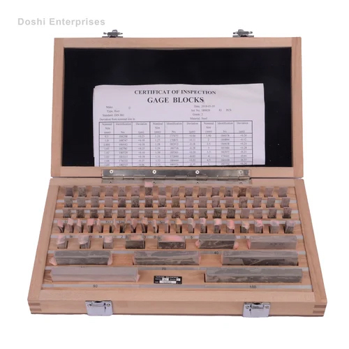 83 Pcs Gauge Block Set - Accuracy: 100 %