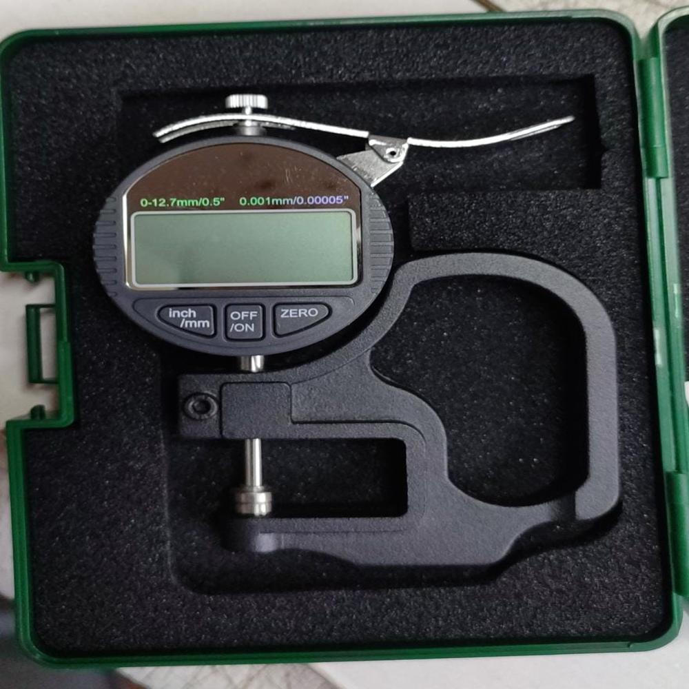 12.7mm Digital Thickness Gauge - Accuracy: 0.001 Mm