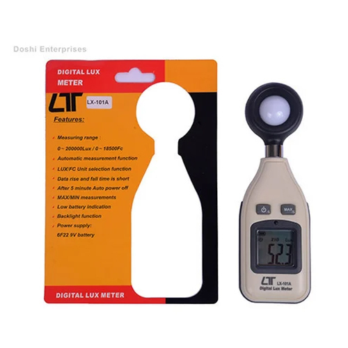 Lx 101A Digital Lux Meter - Accuracy: +/-5%+2D %