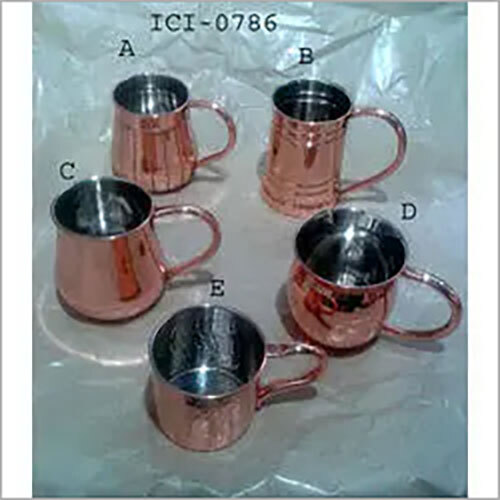 Kitchen And Dining Mule Copper Mugs - Color: Gold