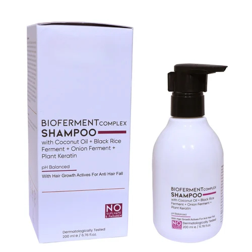 Bioferment Shampoo With Black Rice Ferment, Onion Ferment And Plant Keratin