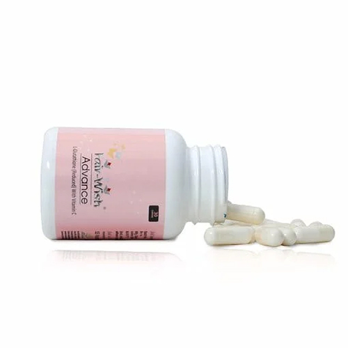 L Glutathione Capsules with Vitamin C tablets