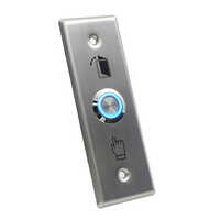 Led Rectangular Metal Exit Switch