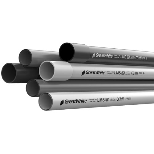 Hdpe Conduit Pipe - Color: White And Black