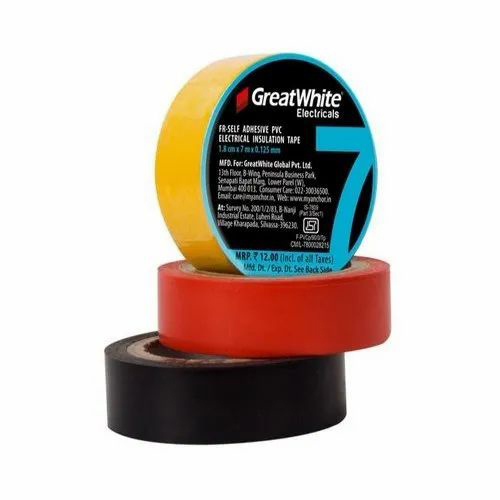 Greatwhite Pvc Insulation Tape - Color: Multicolor