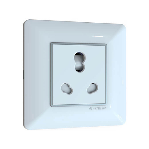 Fiana 3 Pin Switch - Color: White