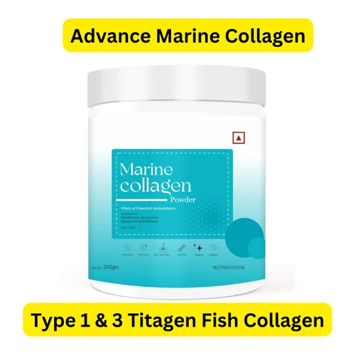Marine Collagen Powder With Glutathione And Biotin - Origin: India