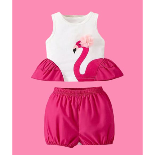 Girls Top Shot Pant - Color: Pink