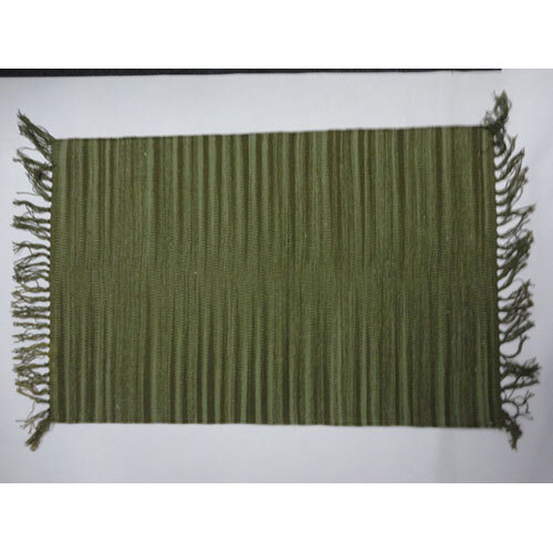Green Handloom Durries - Application: Industrial
