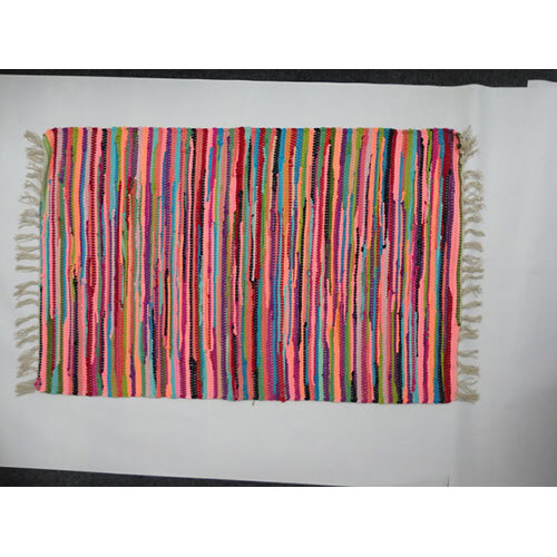 Striped Hand Weave Handloom Durrie