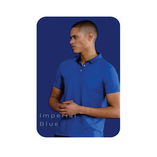 Mens Imperial Blue Polo T-Shirt - Age Group: Adult