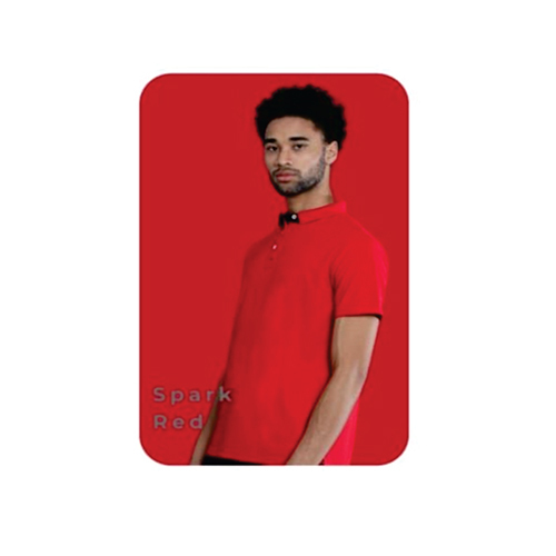 Mens Spark Red Polo T-Shirt