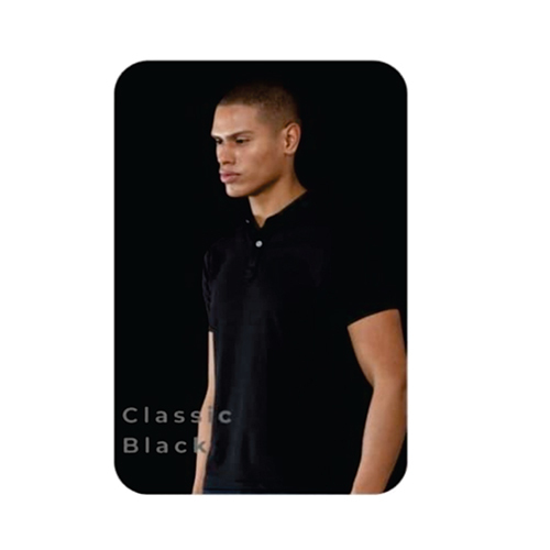 Mens Classic Black Polo T-Shirt - Age Group: Adult