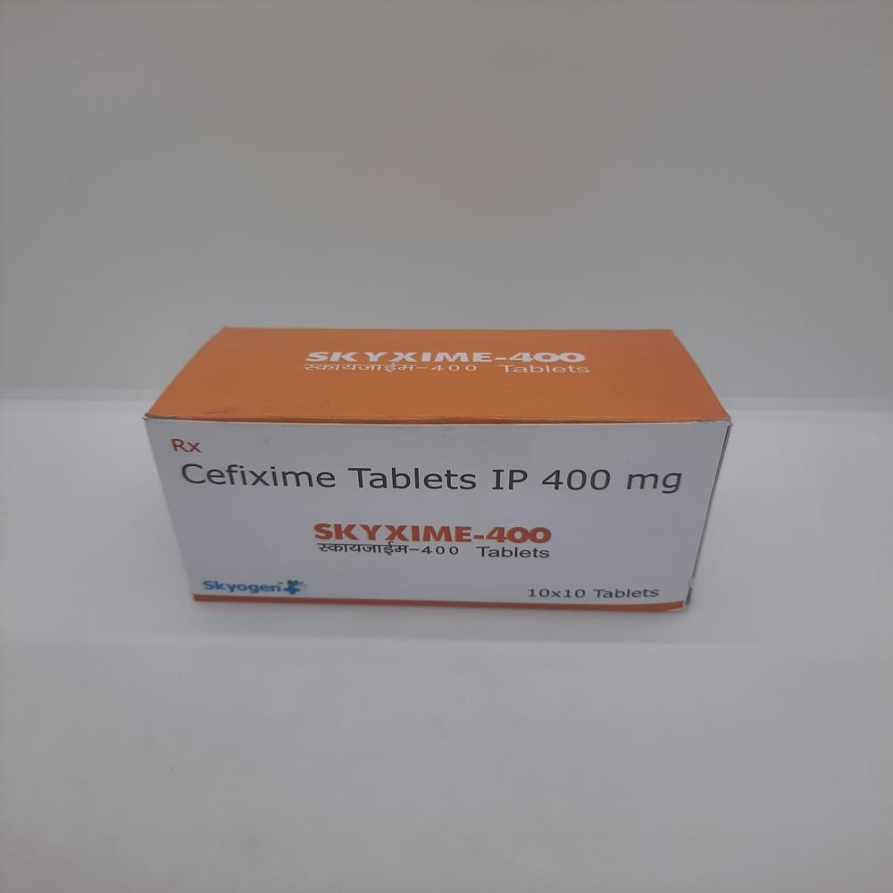 Cefixime Capsules 400 Mg - Antibiotic For Bacterial Infections | Suitable For Digestive Health Management, May Cause Nausea And Diarrhea