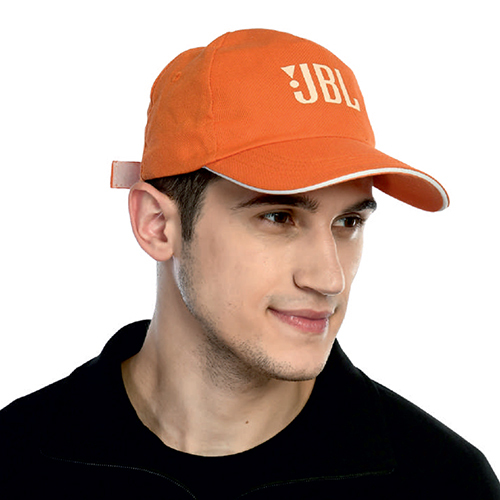 Mens Orange JBL Printed Non Denim Cap