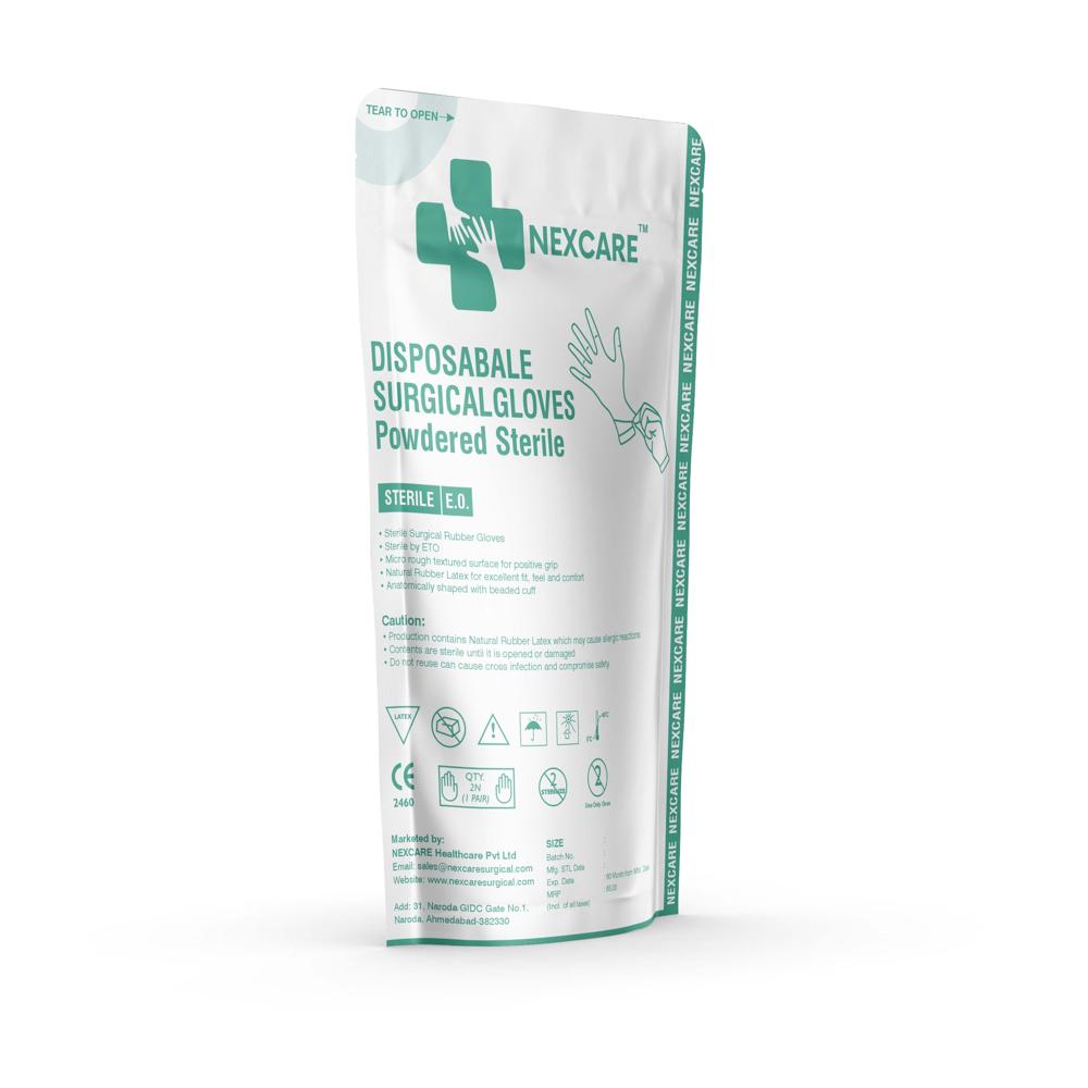 POWDER STERILE SURGICAL GLOVES