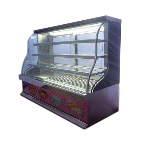 Sweets Display Counter - Color: Silver