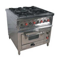 Ss Four Burner Cooking Range - Automatic Grade: Semi Automatic