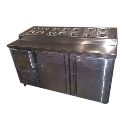 7 Feet Ss Bain Marie Kitchen Counter - Dimension (L*W*H): 72.8X2.8 (Lxw) Foot (Ft)