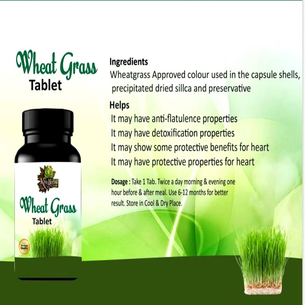 Wholesale Natural Wheat Grass Tablets 120 Tablet