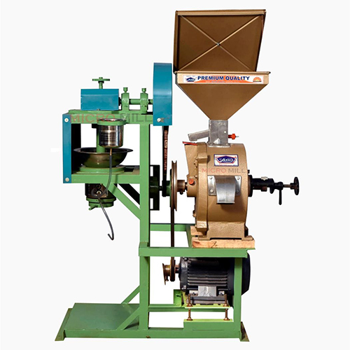 2Hp Shevya Machine With 12 Inch Stone Mill - Feature: High Efficiency