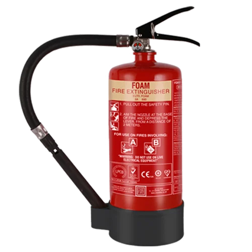 9 Ltr Foam Type Fire Extinguisher - Color: Red