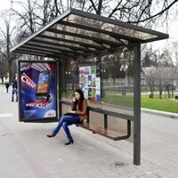 Bus Stop Shelter - Color: Customize Color