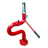 Fire Fighting Water Monitor - Stainless Steel, 63mm Diameter, Red Color | Max Flow Rate 1750 Lpm, 1-year Warranty, Class A Fire Safety