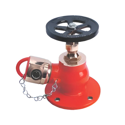 Gunmetal Single Hydrant Valves - Color: Red