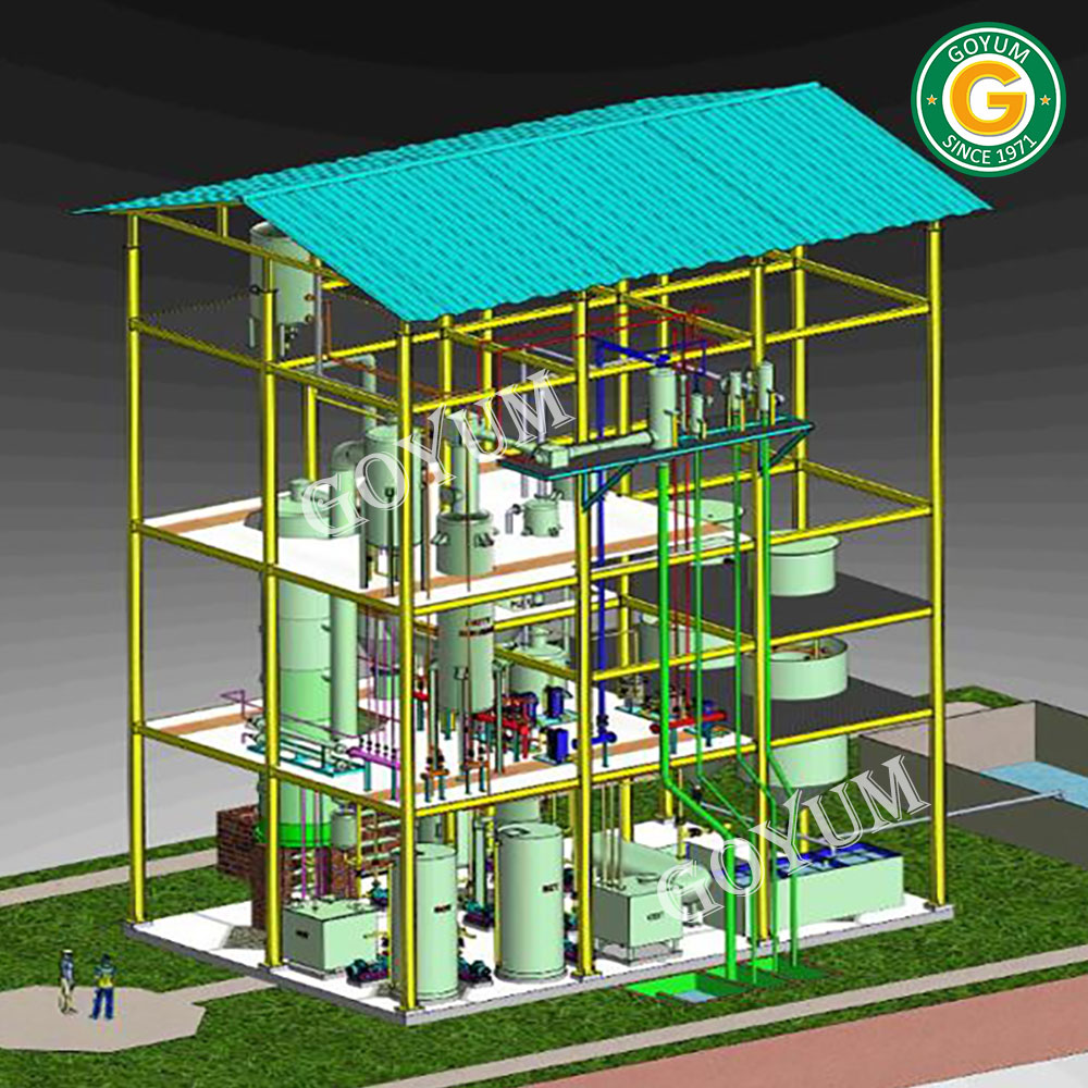 Refinery Plant / Continuous Type Edible Oil Refinery Plant