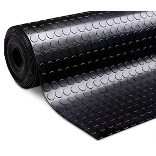 Electrical Grade Rubber Insulation Mat - Color: Black