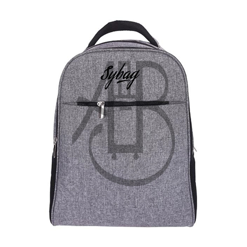 Mlb09 Light Grey Laptop Backpack - Design: Standard
